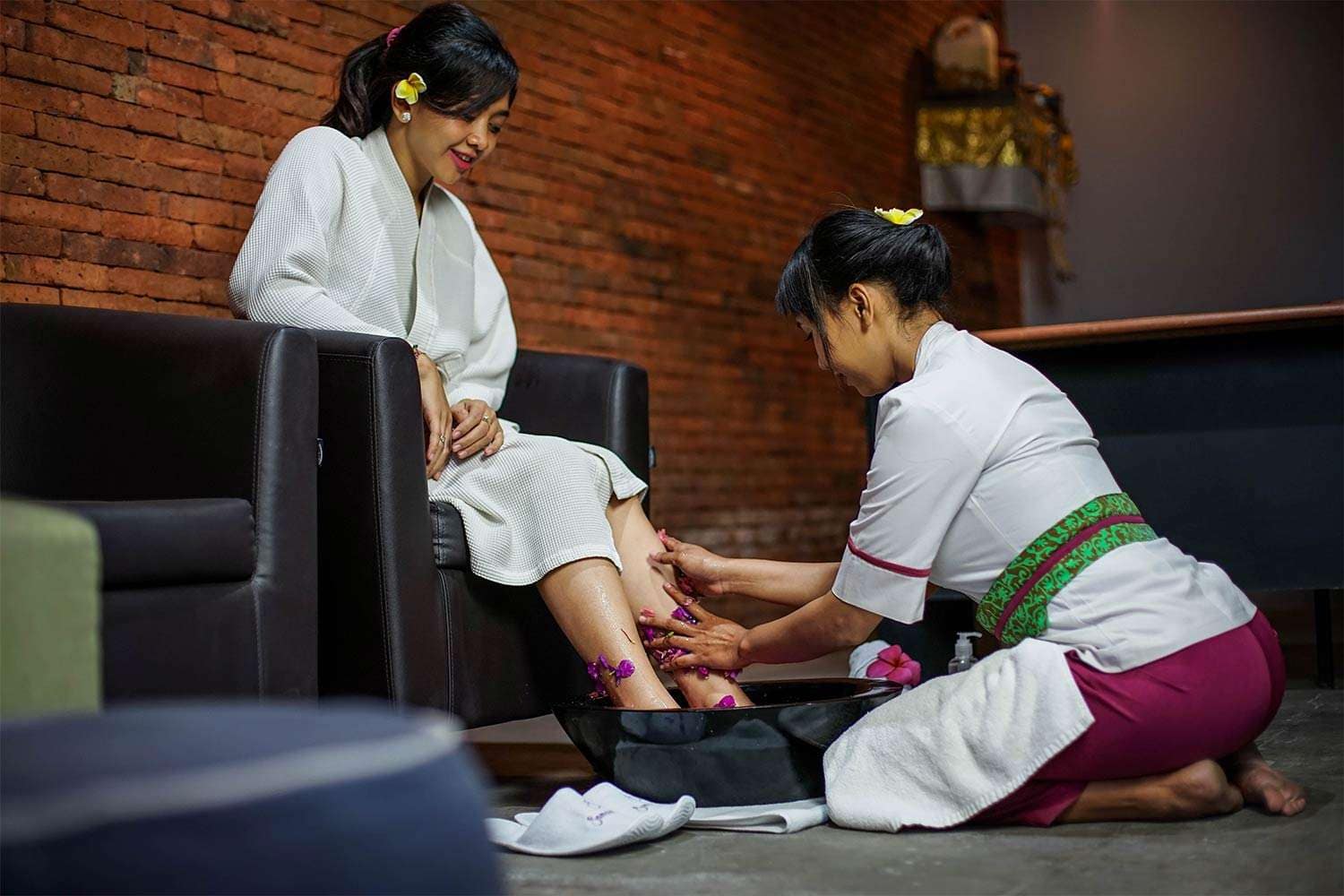 spa samaja kunti villas, pedicure