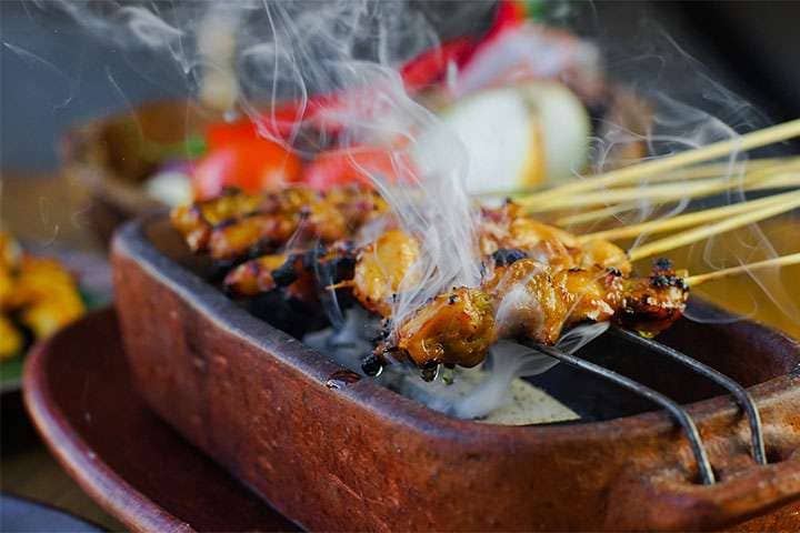 menu satay